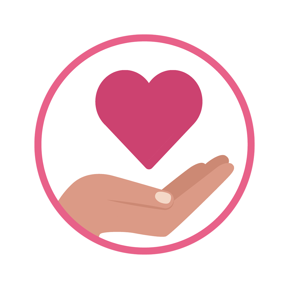 hand and heart icon